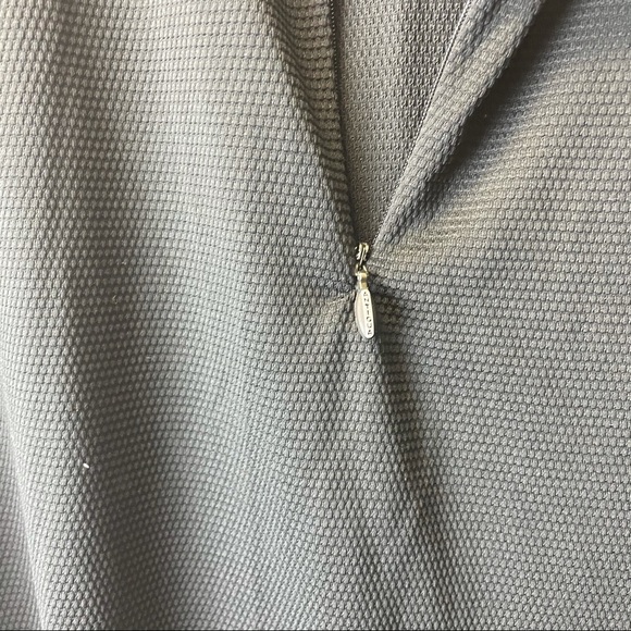 ANTIGUA Mens large black 3/4 zipper long sleeve - Picture 4 of 5